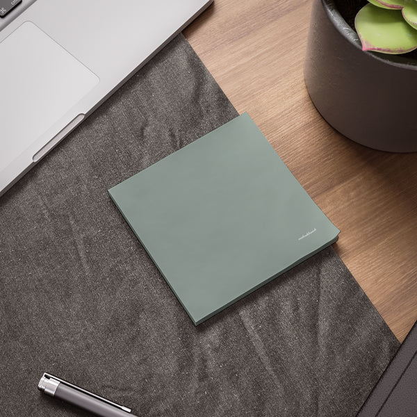 Blank note pad - muted sage