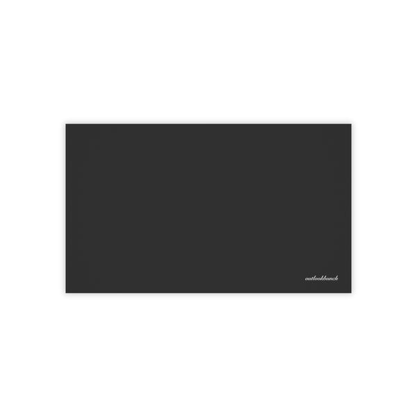 Quote note pad - blank - black