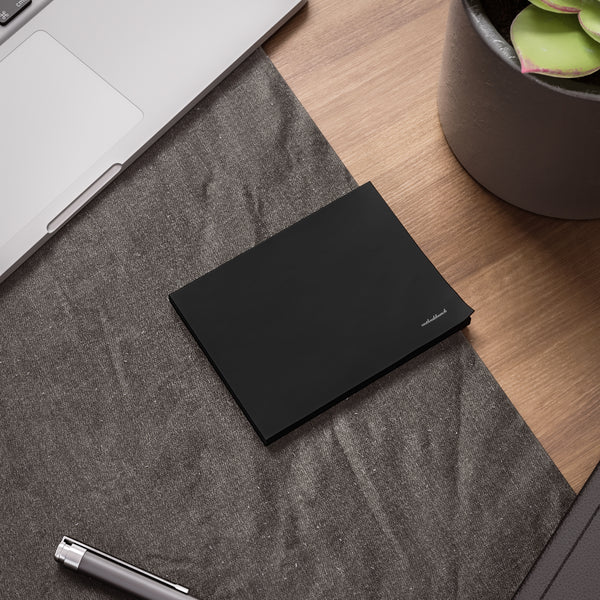 Quote note pad - blank - black