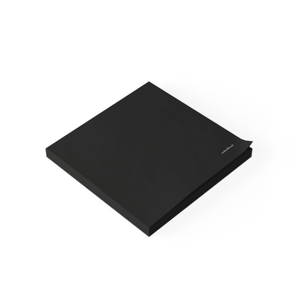 Quote note pad - blank - black