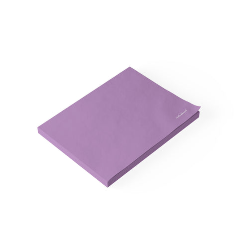 Blank note pad - muted pink purple