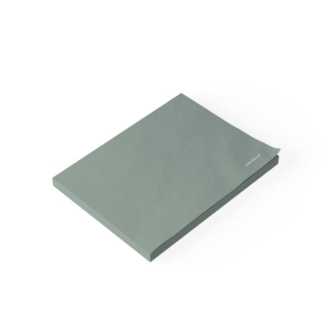 Blank note pad - muted sage