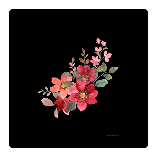 Pic - Flower 1 - Sticker - Black